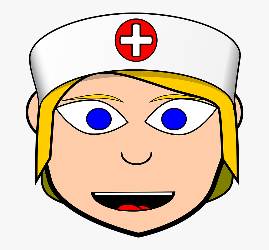 Free Vector Graphic Nurse Face Cartoon Woman Image - Nurse Face Clipart