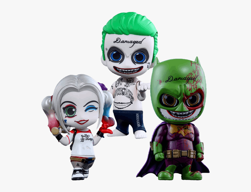 Harley Quinn &amp; Joker Cosbaby Hot Toys Collectible Set - Joker
