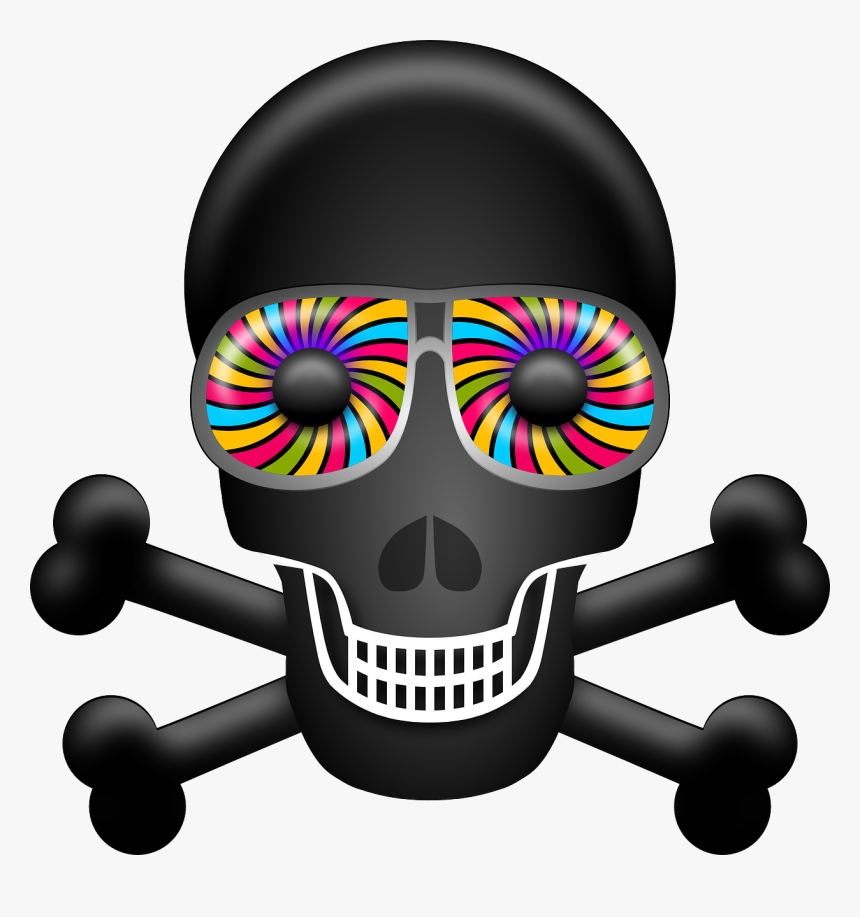 Psychedelic Skull Png