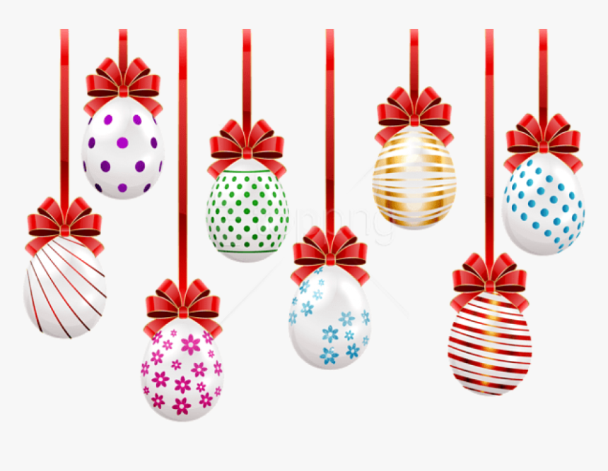 Free Png Download Easter Hanging Eggs Transparent Png