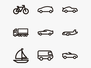 Minimal Transports - Minimal Car Icon Png