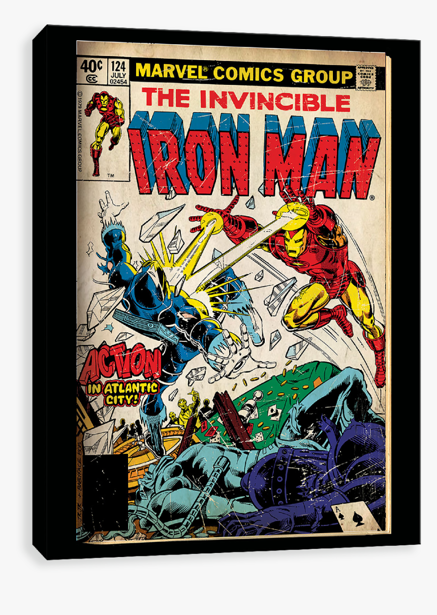 Iron Man Action In Atlantic City - Iron Man No 1 Comic Book