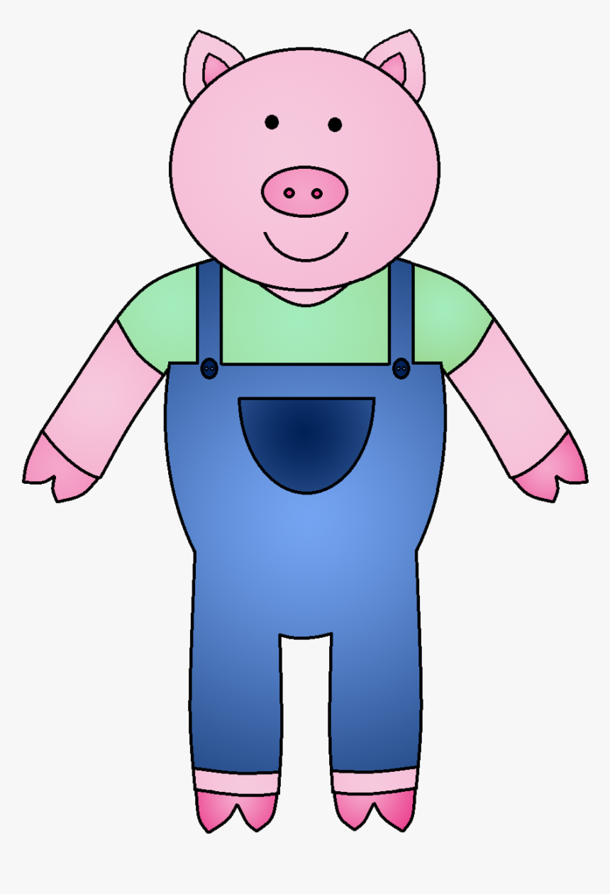 The Three Little Pigs Clipart - 