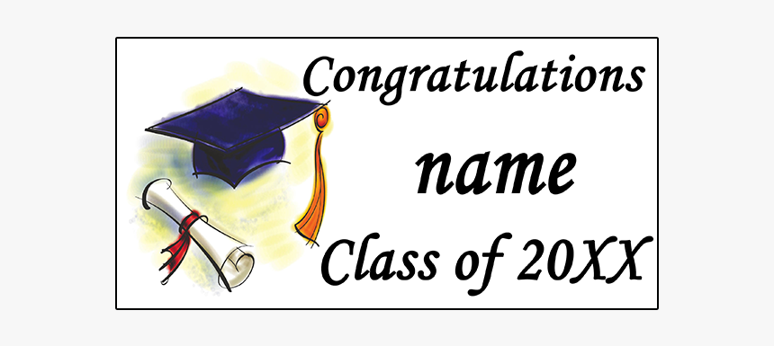 Click For Larger Picture Of Personalized Graduation - Graduation Cap And Diploma
