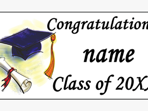 Click For Larger Picture Of Personalized Graduation - Graduation Cap And Diploma