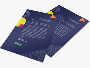 Creative Shape Letterhead Template Preview - Brochure