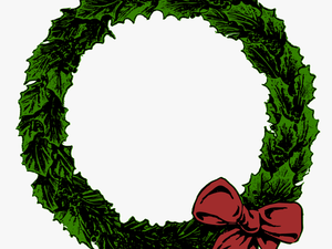 Xmas Wreath Clip Arts - Christmas Wreath Transparent .png