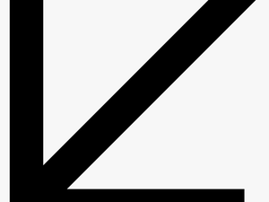 Arrow Pointing Down Left 