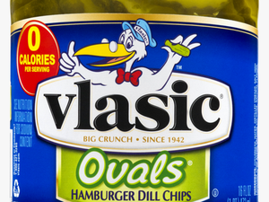 Vlasic Ovals Hamburger Dill Chips