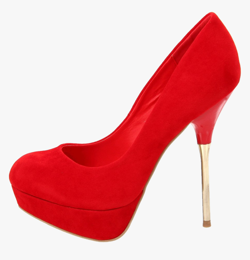 Red Women Shoe Png Image