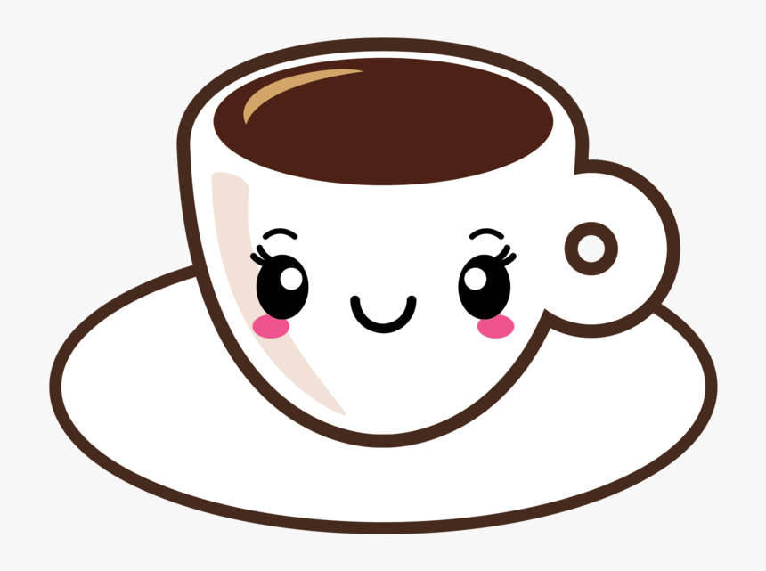 Transparent Cute Coffee Cup Clip