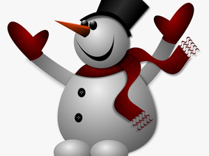 Clipart Snowman Scarf - Family Day 2019 Poster