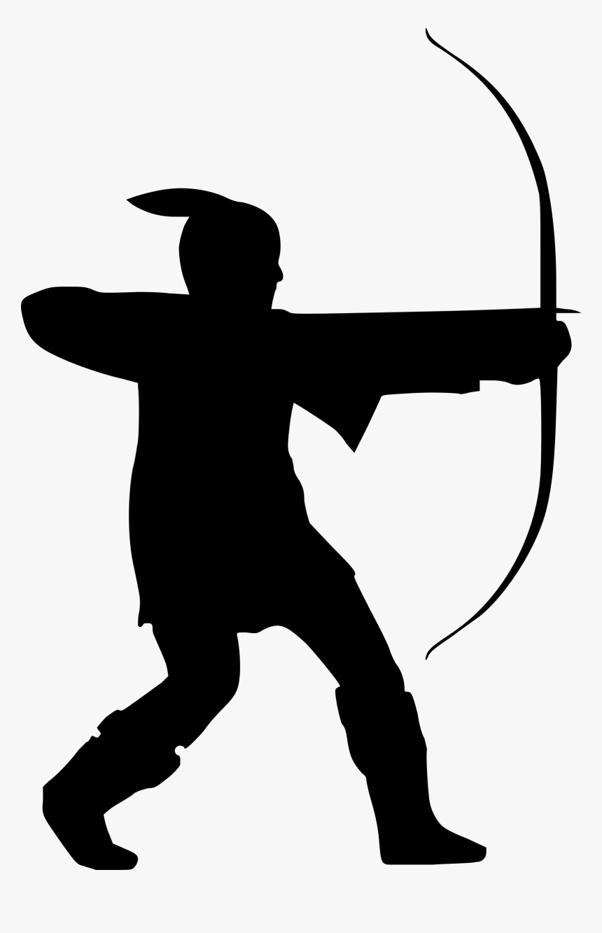 Clip Freeuse Download Archer Clipart Transparent - Silhouette Of Robin Hood