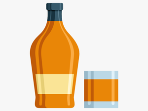 Whisky Rum Wine Distilled Beverage Liqueur - Glass Bottle
