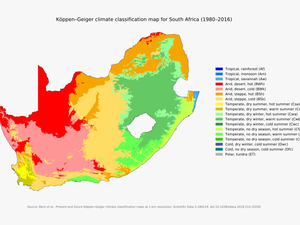 South Africa Climate Zones