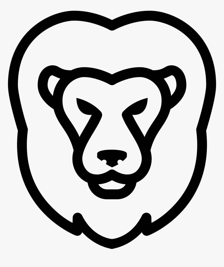 Lion Head Vector Png - Lion Icon Png