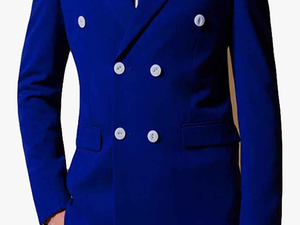 Transparent Boys Png - Royal Blue Coat For Men