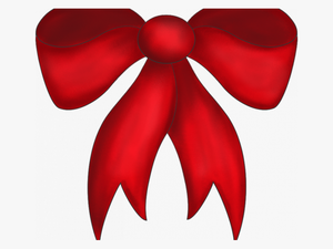 Christmas Bow Tie Png Transparent Library - Red Christmas Bow