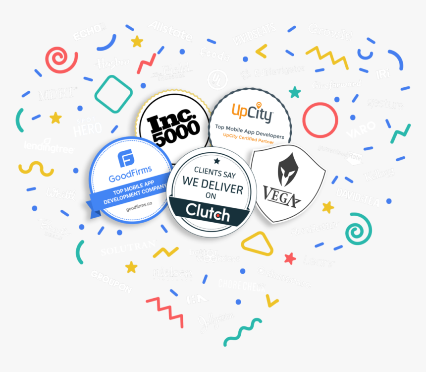 Badges Logo Collage Of Love - Mobile App Devlopment Png