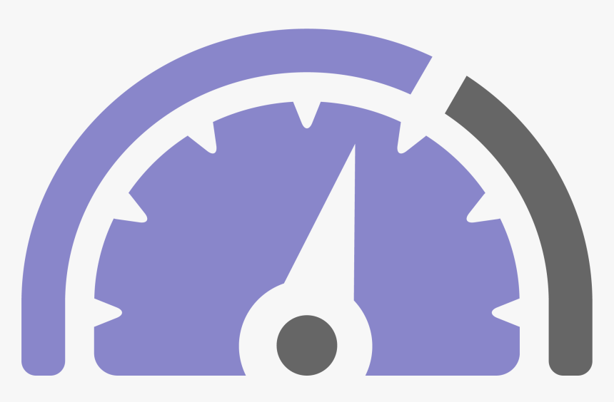 Transparent Speedometer Icon Png - Time Icon Round Orange