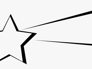 Estrella De Belén Para Colorear - Comet Clipart Black And White