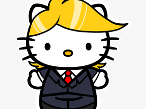 Transparent Dictator Clipart - Hello Kitty No Background
