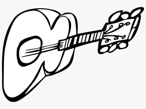 Cliparts For Free Download Elvis Clipart Black And - Guitar Clip Art