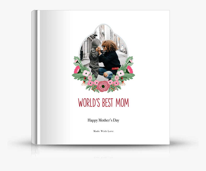 Front Photo Book Cover Designed For Mom And Mother’s - Modern Photobook Cover Design