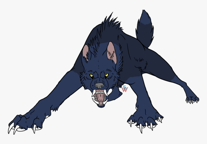 Anime Angry Wolf Drawings
