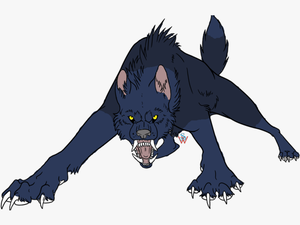 Anime Angry Wolf Drawings