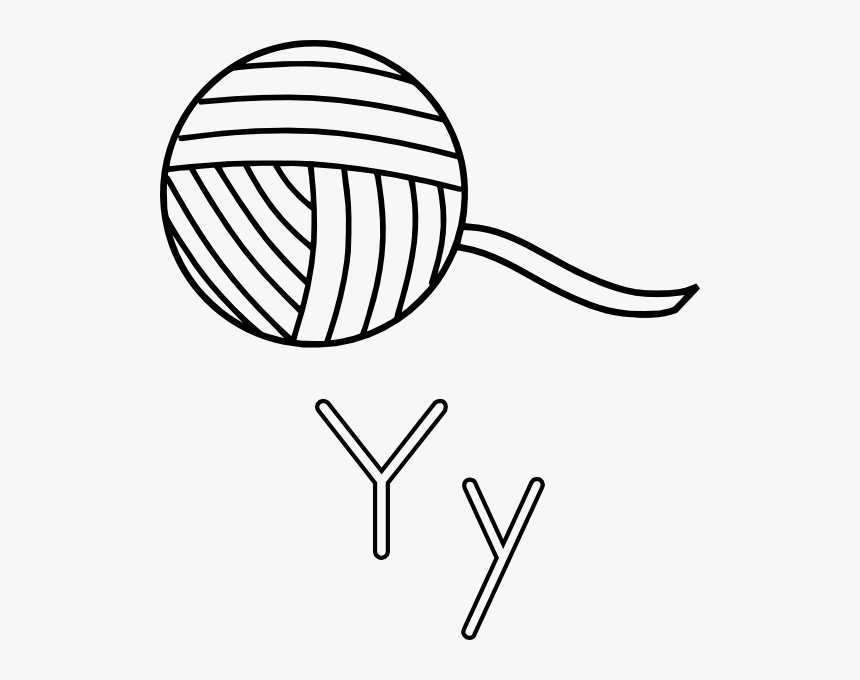 Y Is For Yarn Svg Clip Arts - Ball Of Yarn Clipart