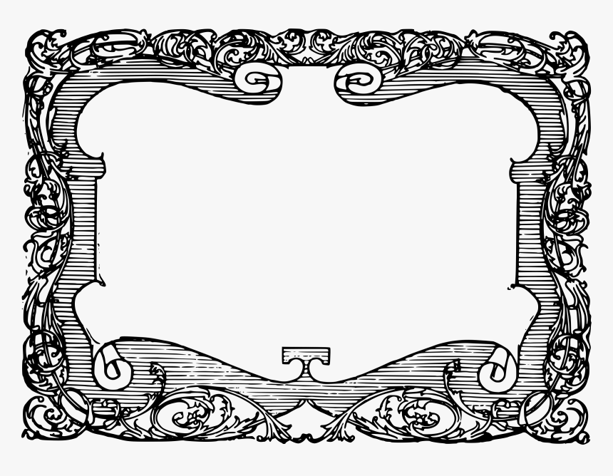 Scroll Frame Png - Borda De Quad