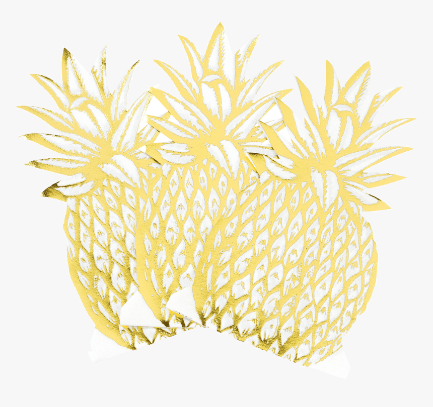 Gold Pineapple Png
