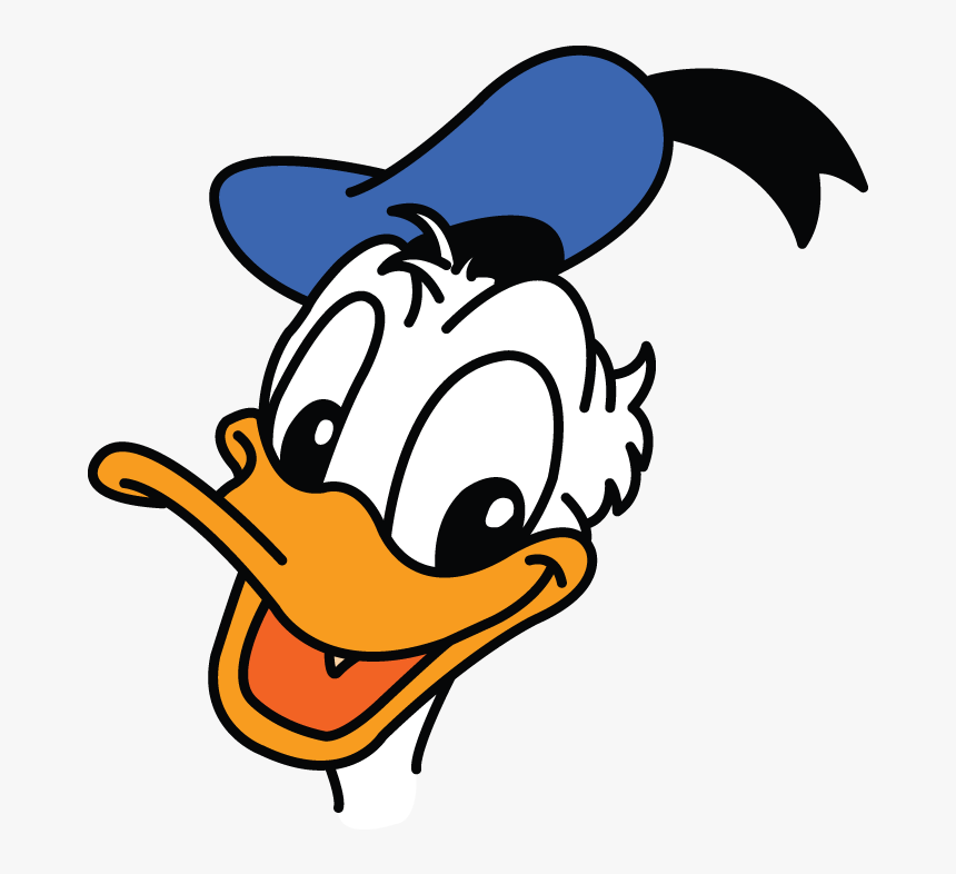 Donald Duck Look Png Image - Step By Step Donald Duck Easy Drawing
