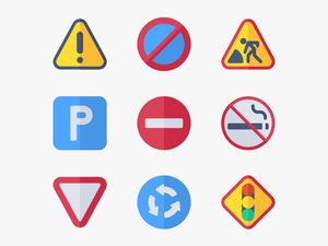 Traffic Signs - Transparent Background Social Media Logo Png