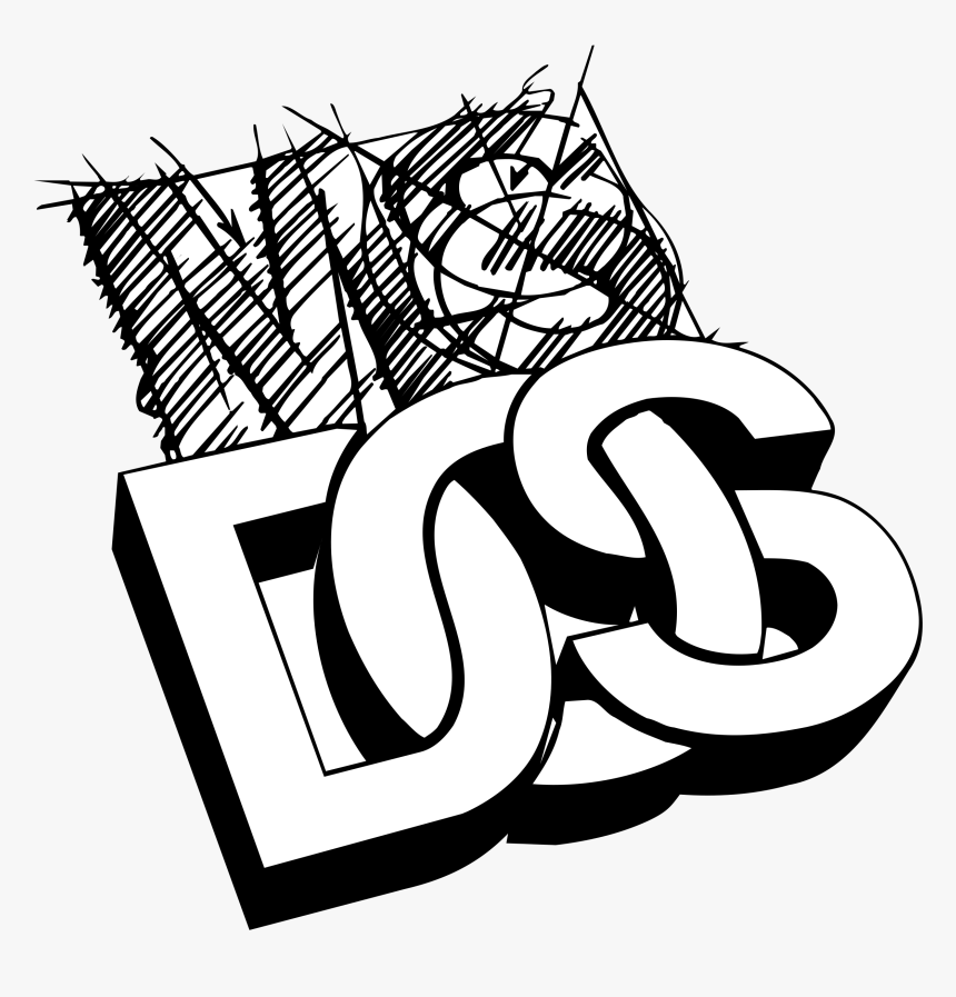 Ms Dos Logo Png Transparent - Ms Dos