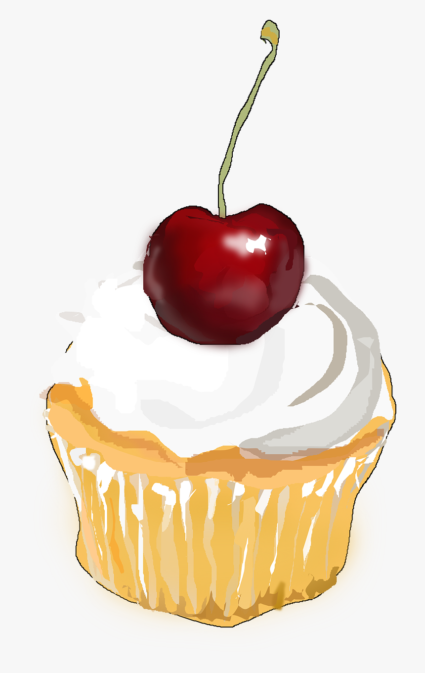Muffin Cupcake Tartlet Free Picture - Cherry On Top Transparent