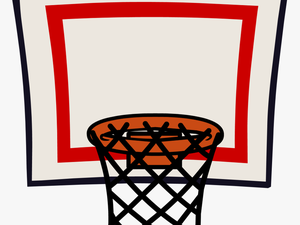 Basketball Hoop Clipart Png - Basketball Net Clipart