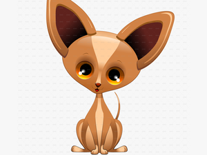 Clip Art Chihuahua Cartoon Character - Mexican Dog Clipart