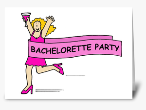 Bachelorette Party Invitation - Girls Night Out Cartoon