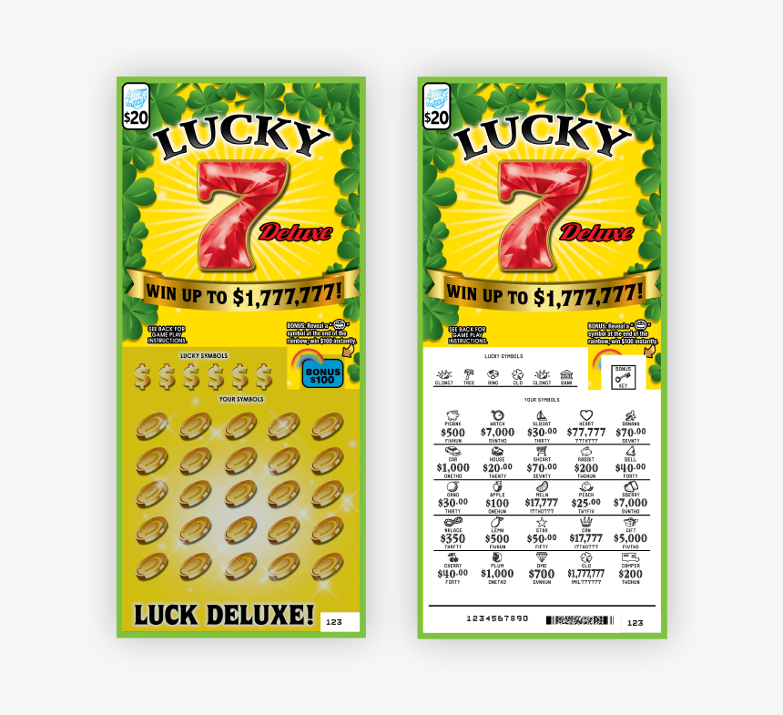 Lucky 7 Lottery Tickets