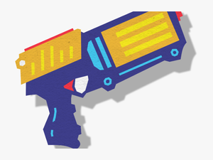 Bullet Clipart Nerf Bullet - Transparent Background Nerf Gun Clipart