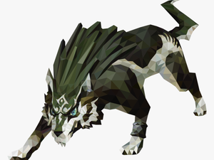 Drawing Polygons Wolf - Twilight Princess Link Wolf Form
