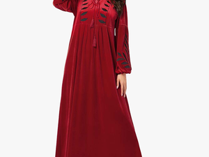 New Red Dress Muslim Style Dress - Dress