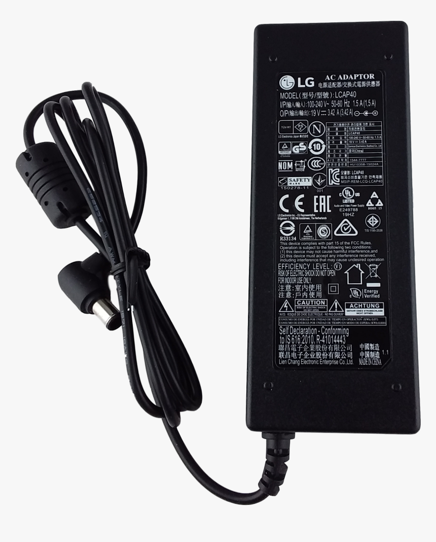 Original Lg Lcap40 Tv Power Adapter Cable Cord Box