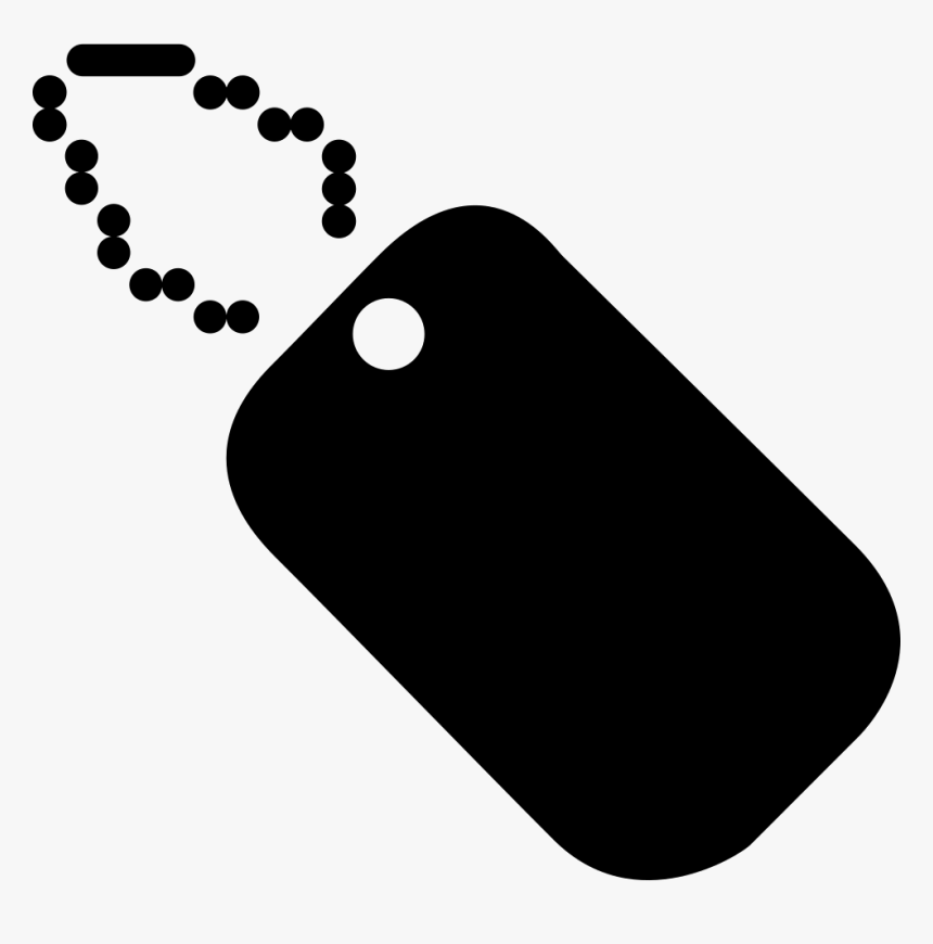 Dog Tag Military Encapsulated Postscript Clip Art - Dog Tags Silhouette Png