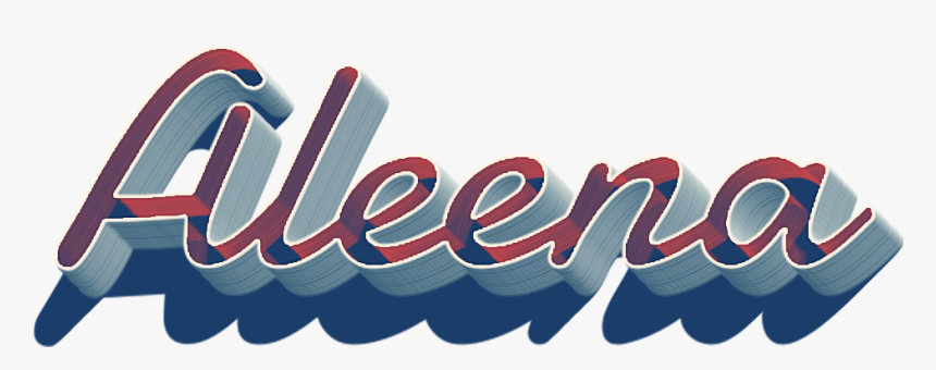 Aleena 3d Letter Png Name - Asim Letter