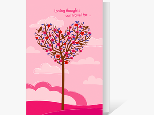 Loving Thoughts Printable - Free Printable Valentine Card