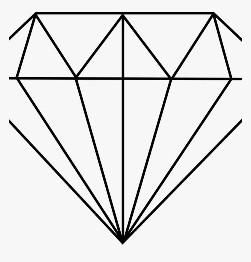 Diamond Clipart Crown Clipart Hatenylo - Diamond Drawing