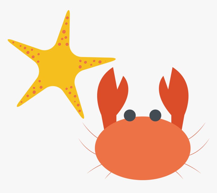 Crab Illustration Starfish Png V